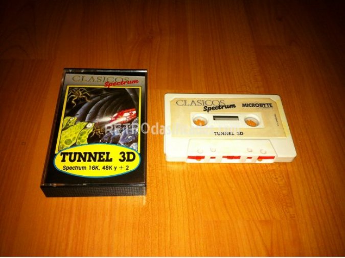 TUNNEL 3D Juego original de Spectrum