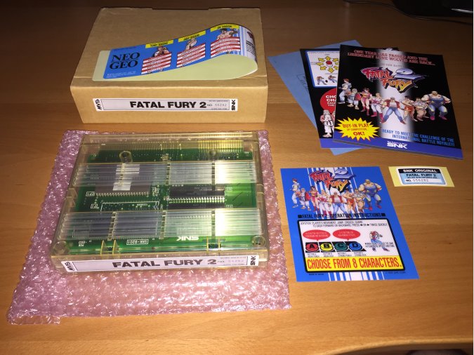 Fatal Fury 2 juego original MVS Neo Geo