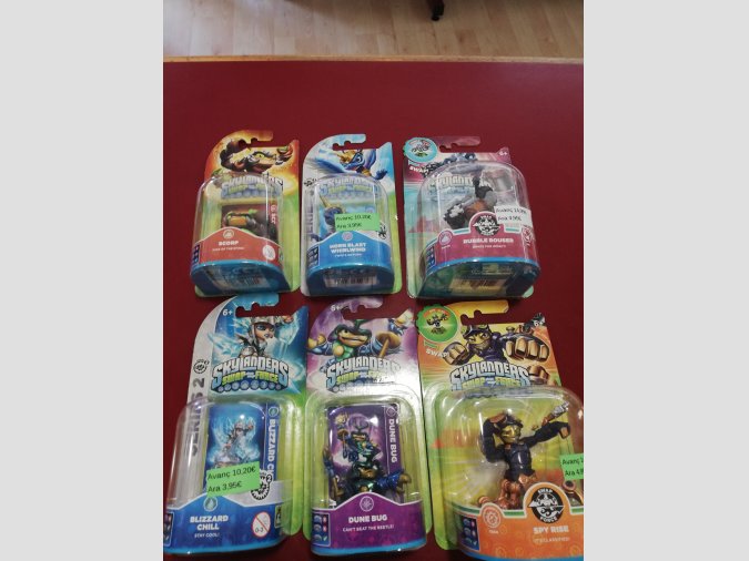 PACK 6 MUÑECOS SKYLANDER SWAP FORCE NUEVOS