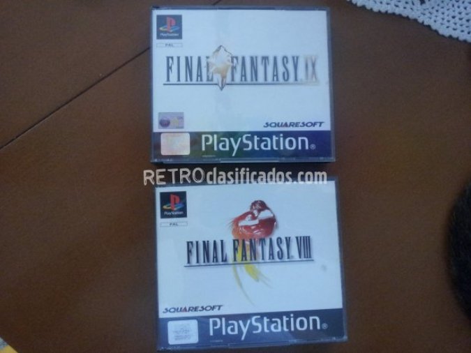 Final Fantasy VIII y IX -primera edicion