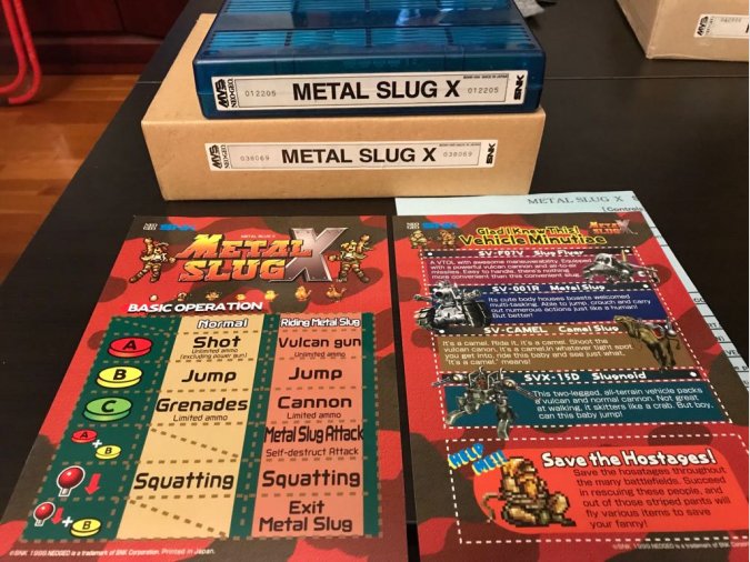 Metal Slug X Neo Geo MVS Kit SNK