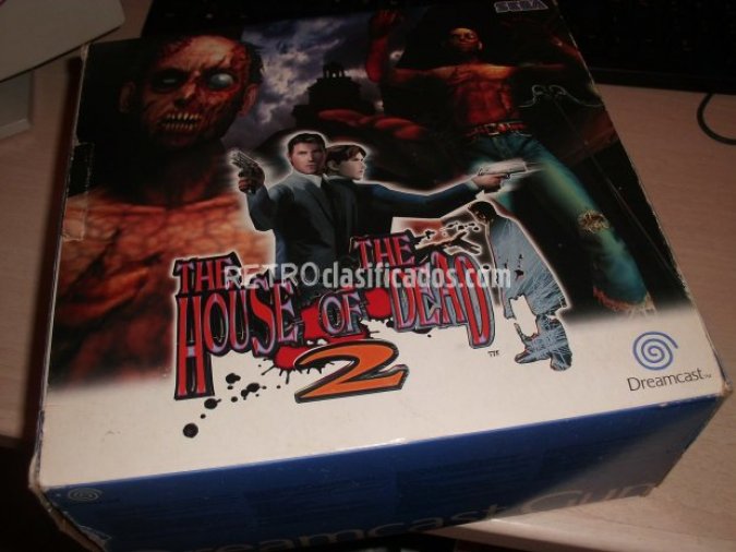 pistola dreamcast con caja