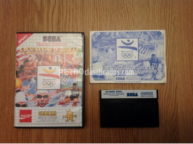 OLYMPIC GOLD BARCELONA MASTER SYSTEM PAL
