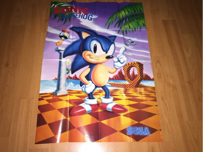 Poster gigante Sonic Mega Drive
