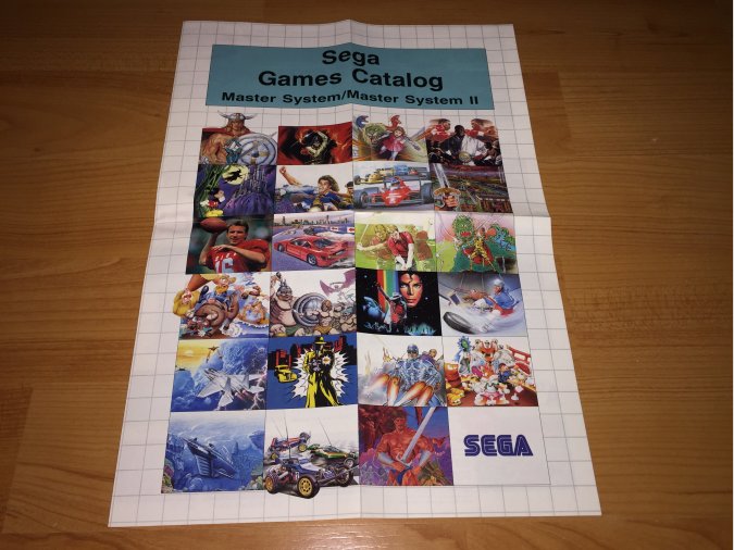 Catalogo original Sega Master System