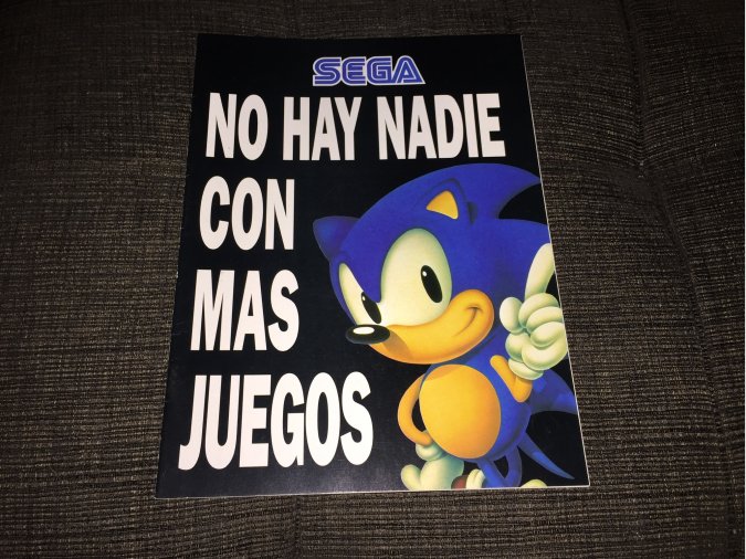 Revista Sega catalogo de juegos