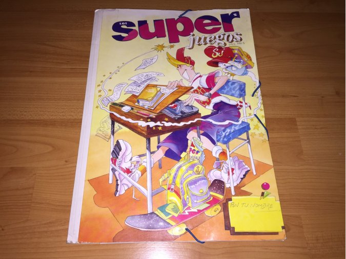 Carpeta original revista Super Juegos