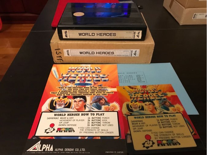World Heroes Neo Geo MVS Kit SNK