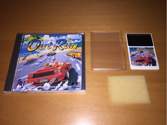 Out Run juego original PC-Engine