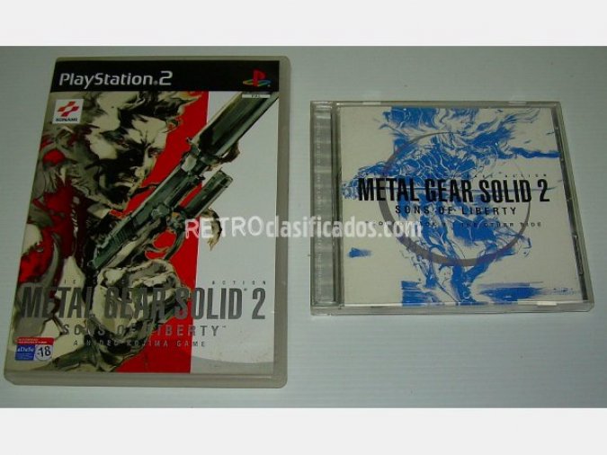 Metal Gear Solid 2 + DVD + BSO/OST