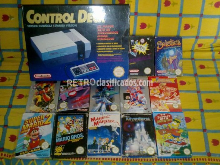 GRAN LOTE DE CONSOLA Y JUEGOS NES VOL1 1