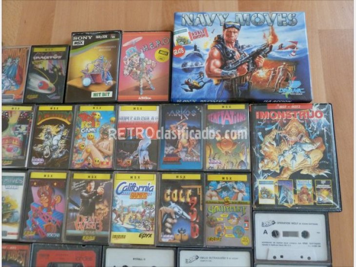 Lote 40 cintas juegos MSX 4