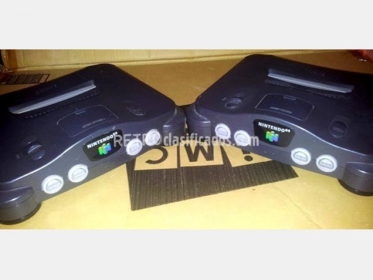 Pack 2 consolas Nintendo 64 + 8 juegos 2