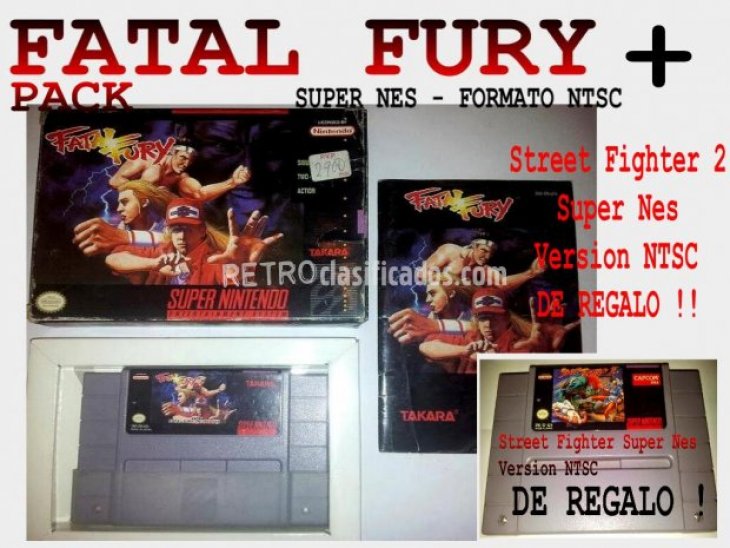 Fatal fury NTSC completo + street fighte
