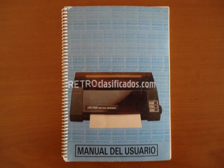 Manual del usuario AMSTRAD DMP 2000