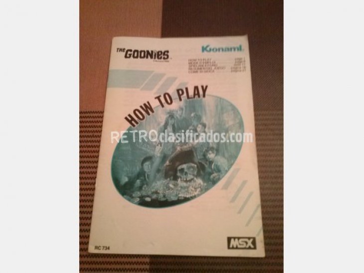 THE GOONIES  MSX 3