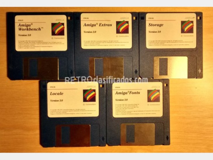 Amiga OS 3 diskettes originales