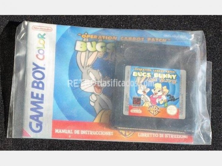 Pack 4 juegos GBA de Pokemon y Looney Tunes 1