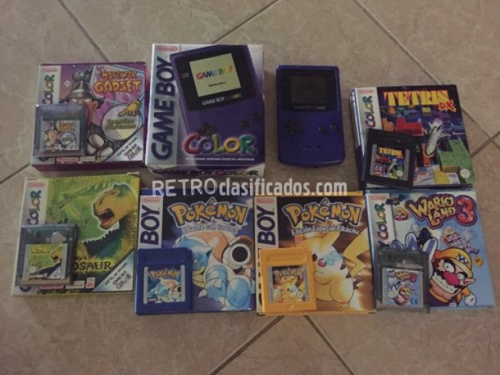 Pack GAME BOY color + 6 juegos