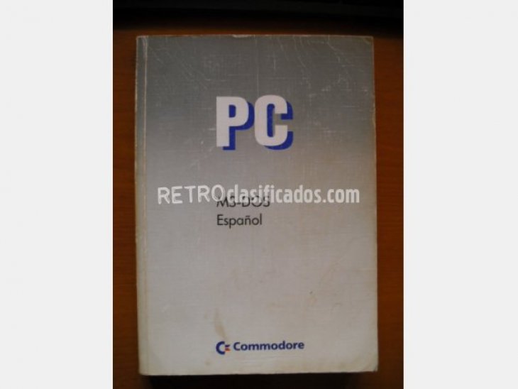 Libro PC MS -DOS de Commodore