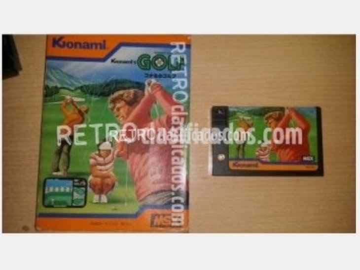 Konami’s Golf con caja MSX1 RC723