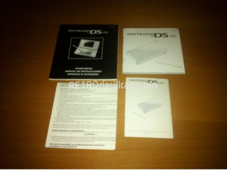Nintendo DS lite manual de instrucciones