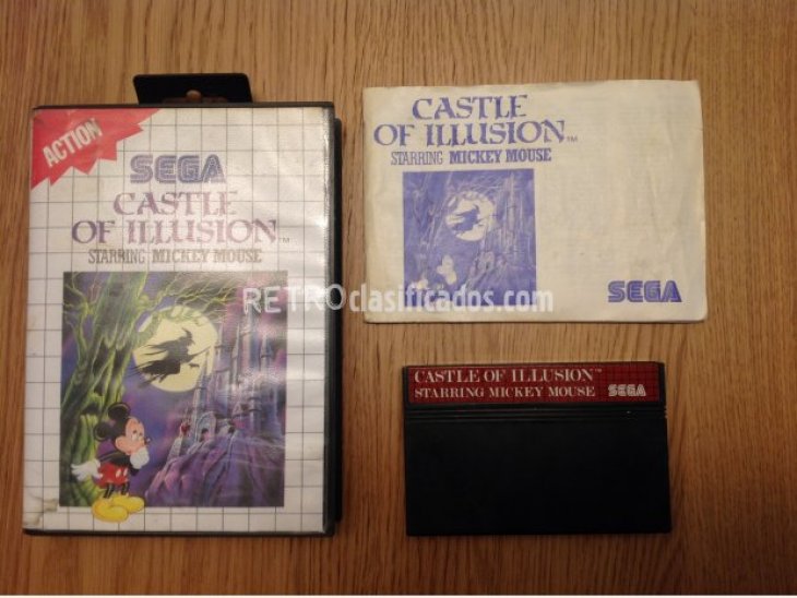 CASTLE OF ILLUSION MASTER SYSTEM PAL