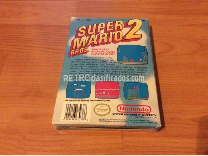 Super Mario Bros 2 juego original NES 5