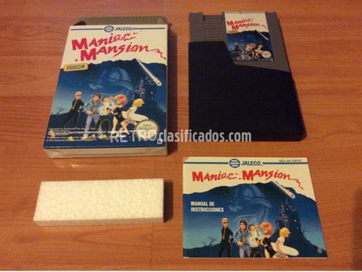 Maniac Mansion juego original Nintendo 1
