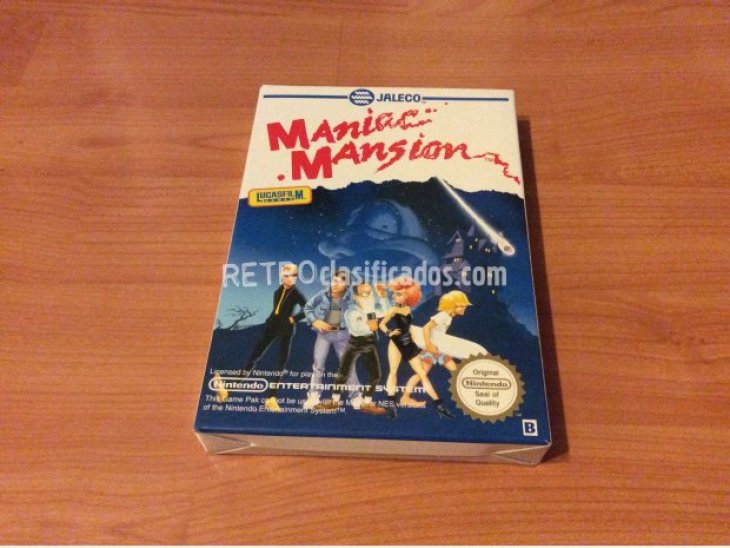 Maniac Mansion juego original Nintendo 4