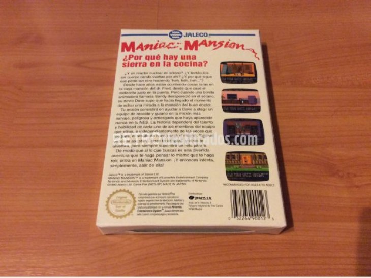 Maniac Mansion juego original Nintendo 5
