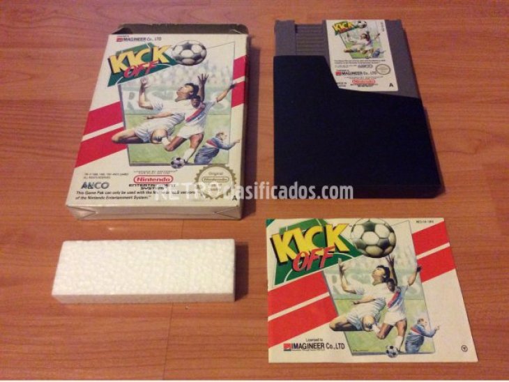 Kick Off juego original Nintendo NES 1