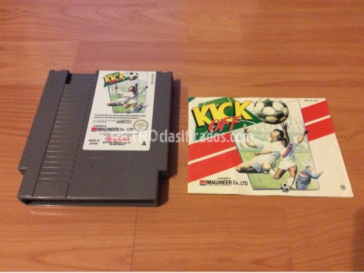 Kick Off juego original Nintendo NES 2