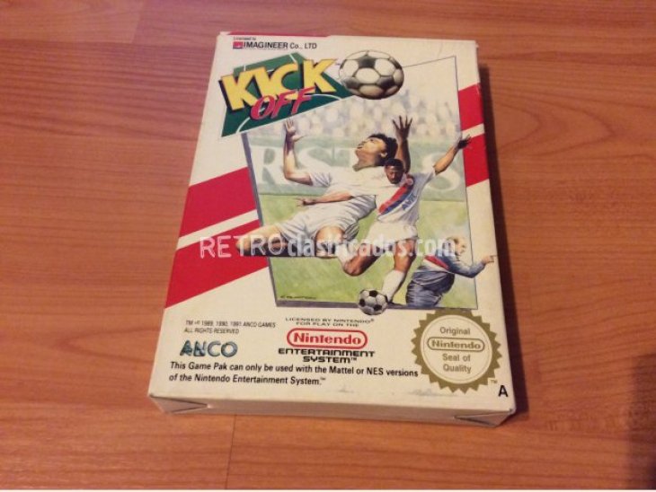 Kick Off juego original Nintendo NES 4