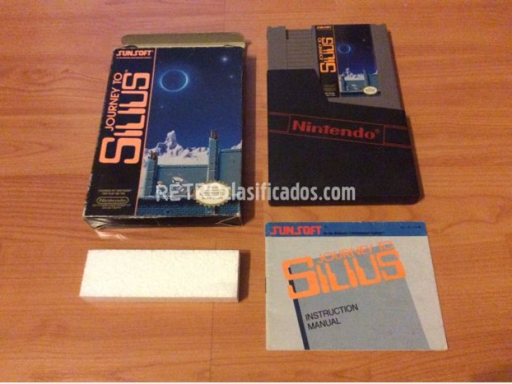 Journey to Silius juego original NES 1