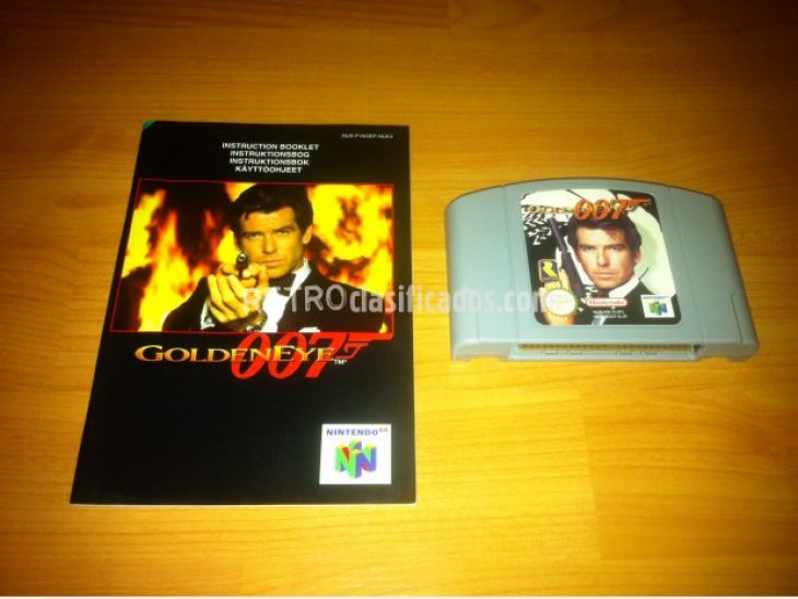 007 Golden Eye juego original N64 3