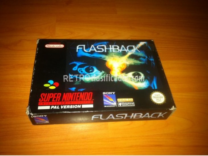 Flashback juego original Super Nintendo 4