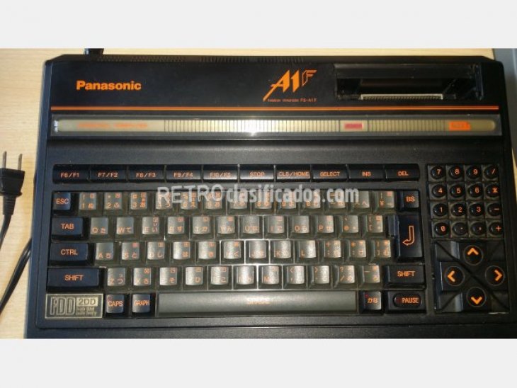 Panasonic A1F Japón MSX2 con disquetera 1