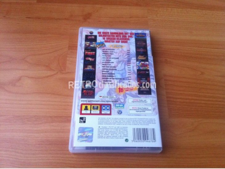 SNK Arcade Classics Vol 1 PSP 4