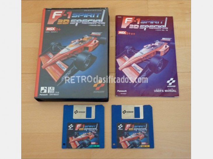 F-1 Spirit 3D Special Konami 1988 1