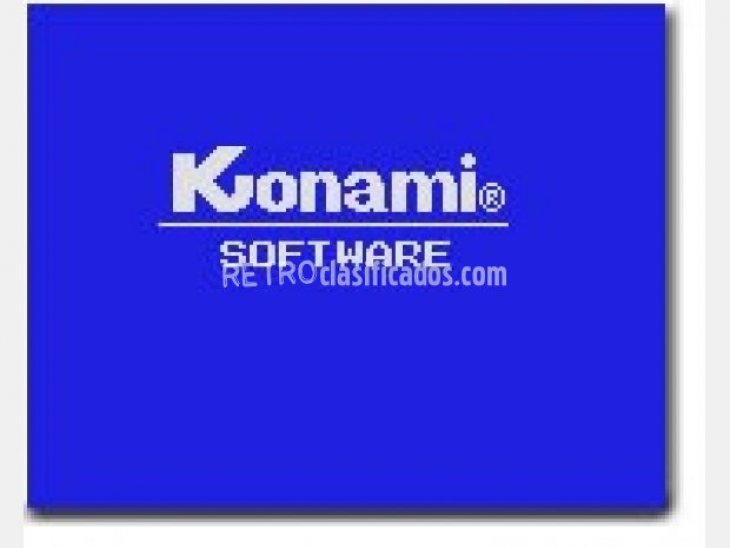Juegos MSX Konami cartucho