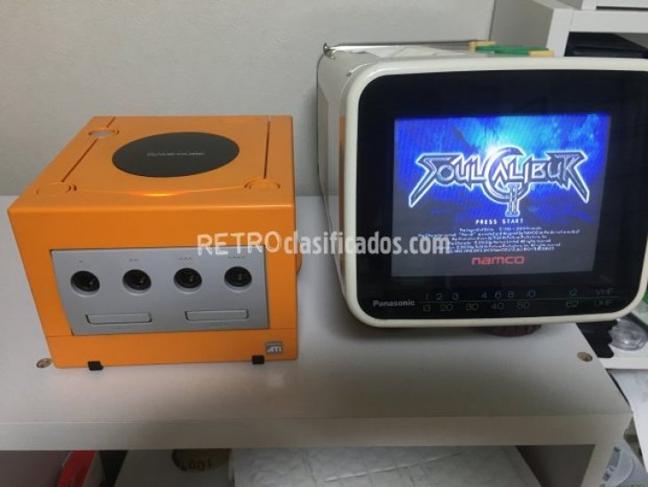 Nintendo Gamecube japonesa color naranja 2