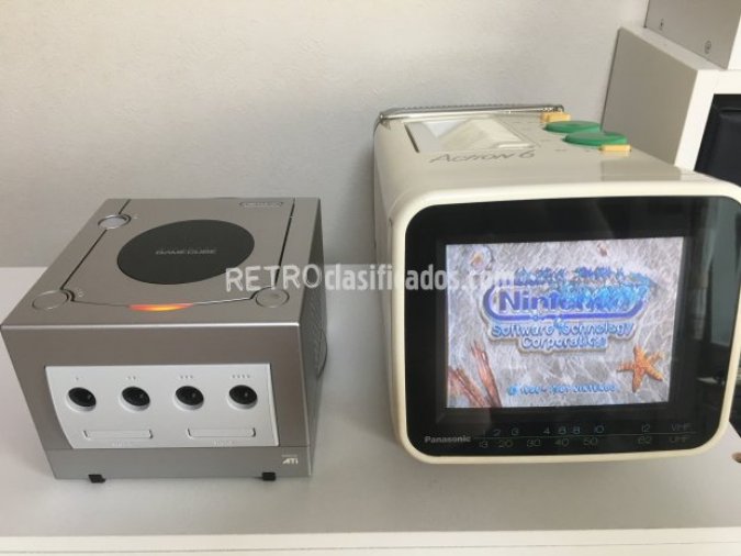 Nintendo Gamecube japonesa color plata