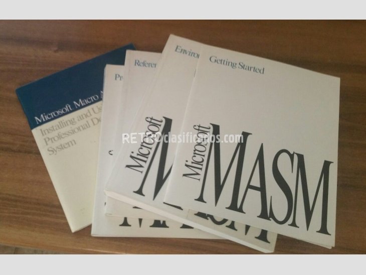 Manuales Micosoft Macro assembler MASM 6.1
