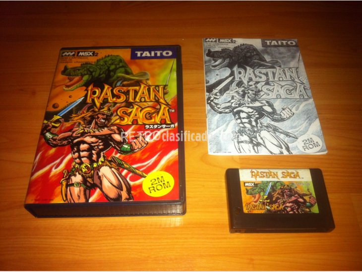 Rastan Saga juego original MSX2 1