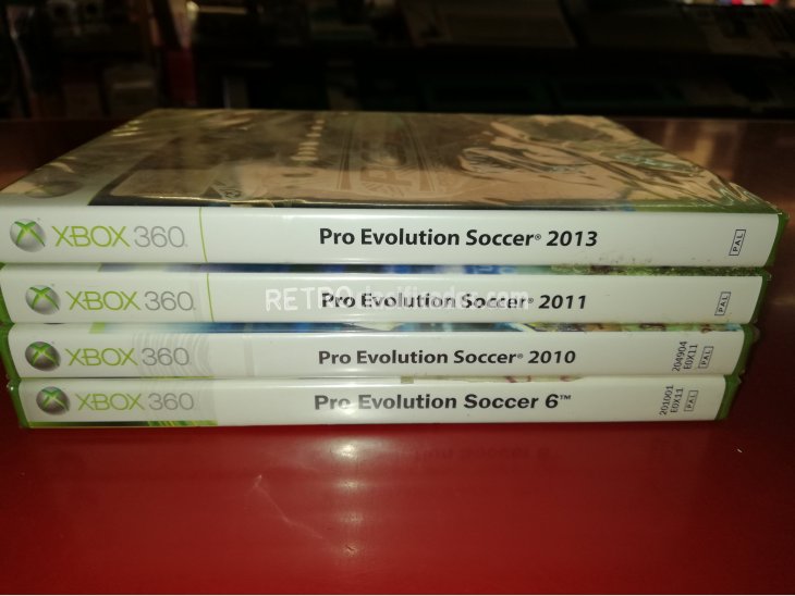 PACK PES 6+PES 2010+PES 2011+PES 2013 NUEVOS A ESTRENAR XBOX 2