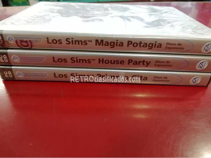 PACK 3 EXPANSIONES LOS SIMS PRECINTADAS 2