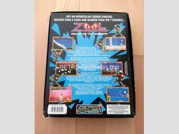 Juego Commodore Amiga Zool 2
