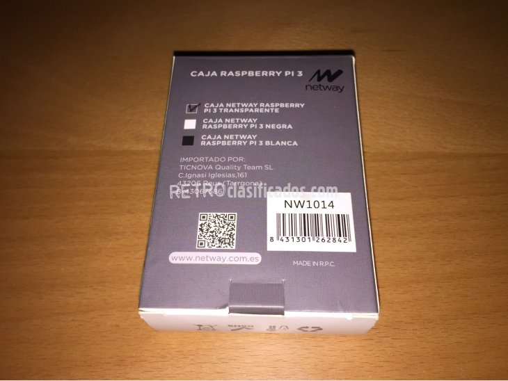 Caja transparente Raspberry Pi 5