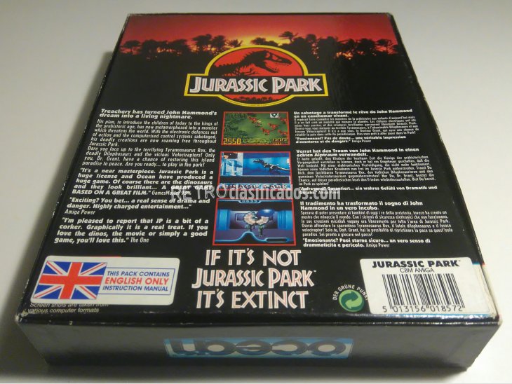 Jurassic Park Commodore Amiga 3